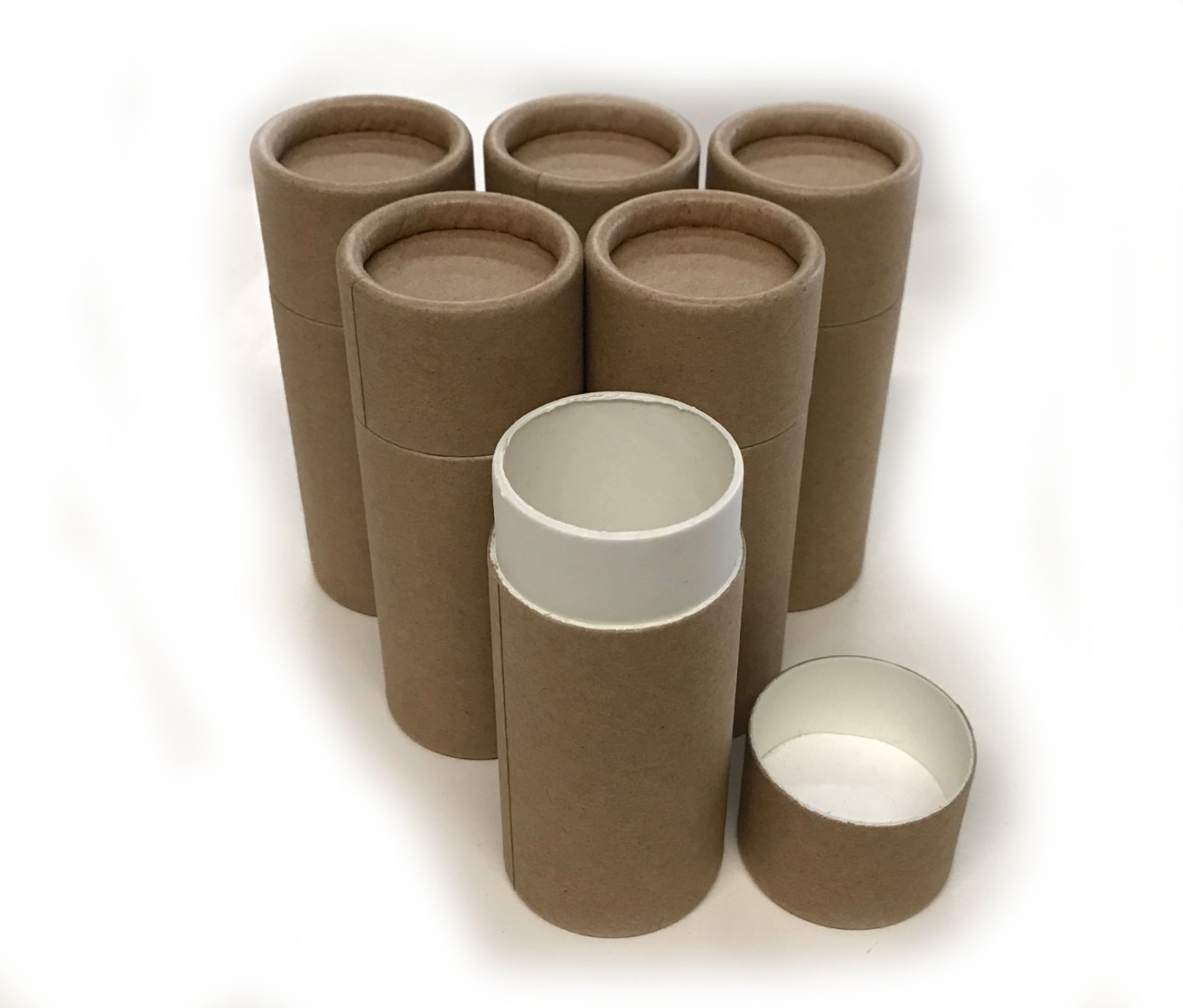 Empty Cardboard Deodorant Containers – Naturally BPA Free, Biodegradable:1-2-3oz