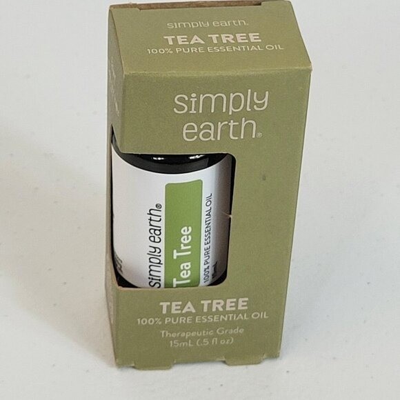 Simply Earth Tea Tree Essential Oil 15ml 100% Pure Oil Natural Therapeutic Grade