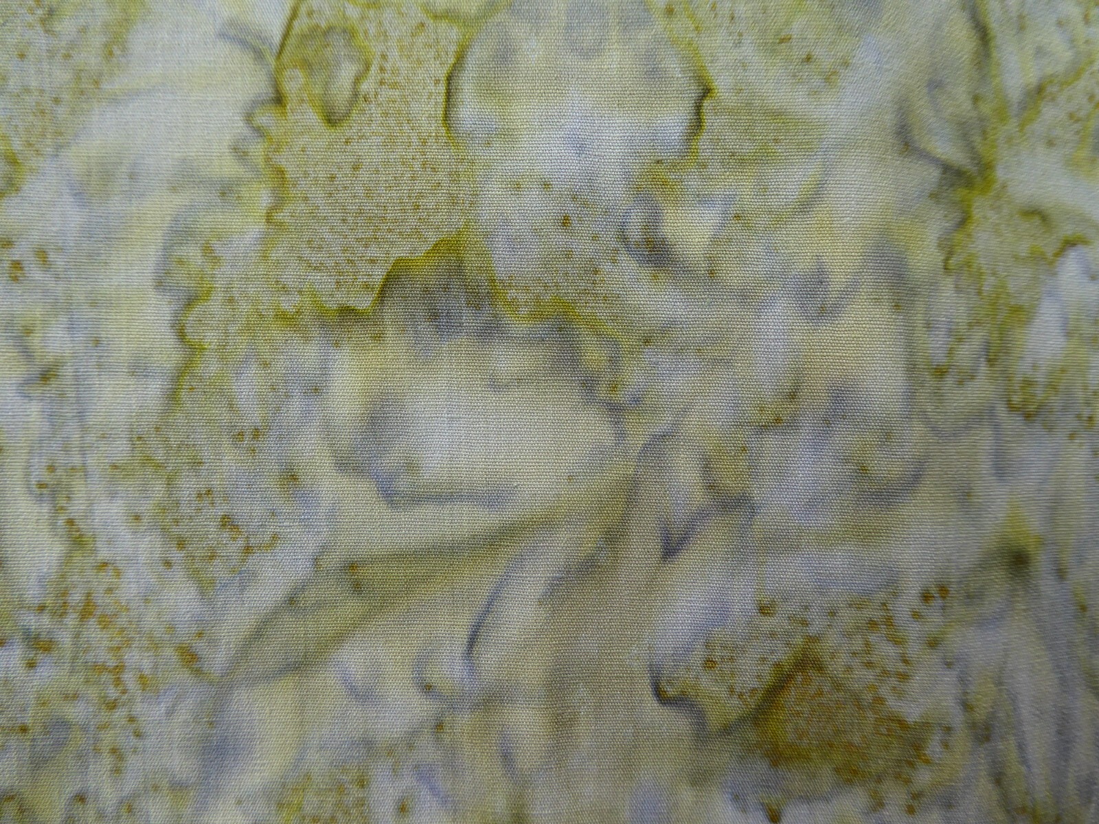 BTY BATIK CACTUS Olive Green Prisma Dye Robert Kaufman Quilting Cotton Fabric