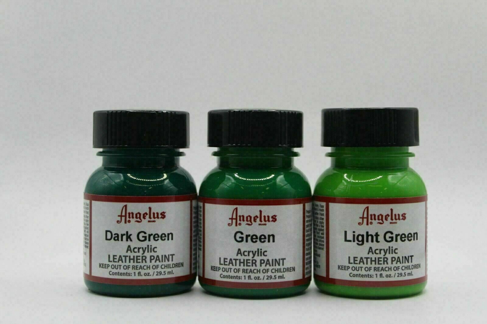 Angelus Acrylic Leather Paint Waterproof Sneaker Paint 1oz – 82 Colors Available