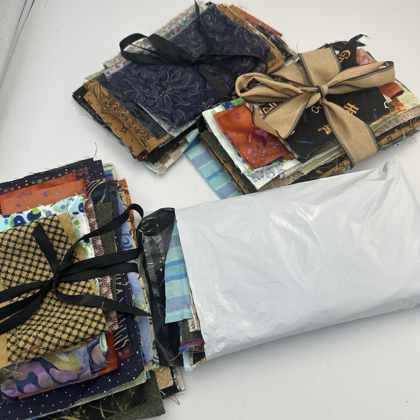 Slow Stitch Novelty Fabric Scraps Junk Journal Scrapbooks Crafts Quilts – Scraps
