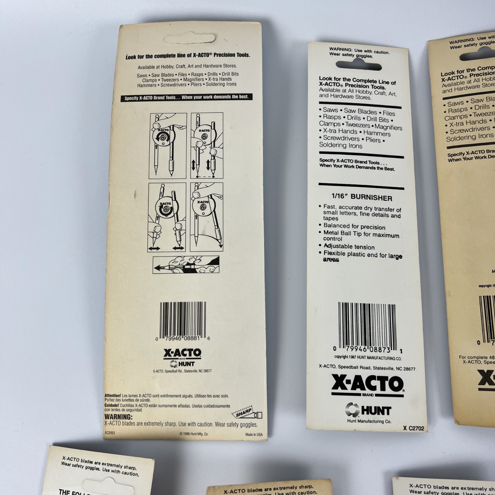 X-ACTO Compass Swivel Knife 52-C Hobby Tools Lot 10 Vintage New Old Stock