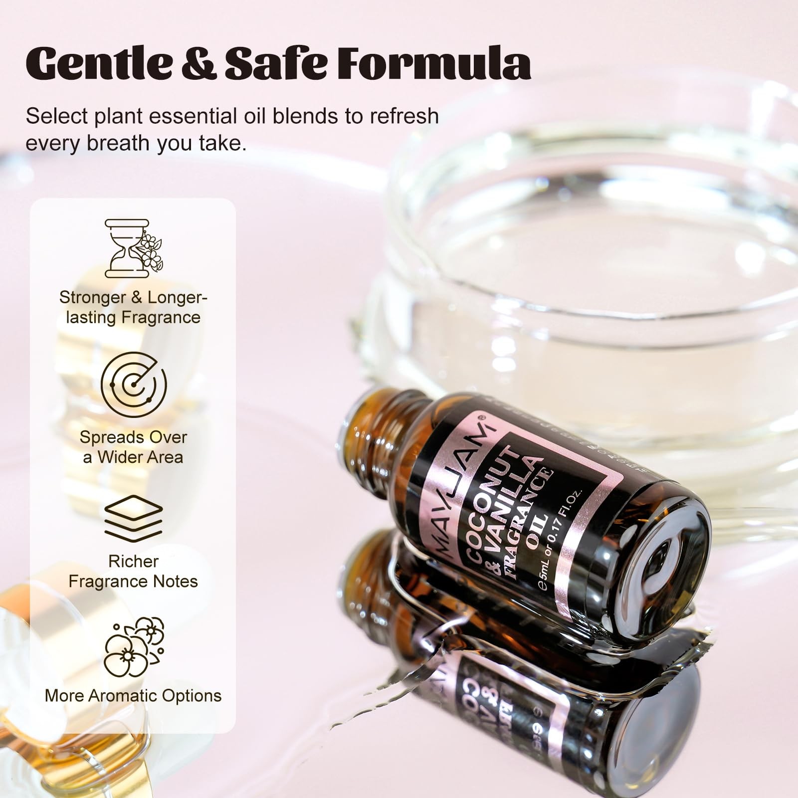 MAYJAM Fragrance Oil Gift Set, Top 20 Essential Oils 3.38 Fl Oz (Pack of 1)