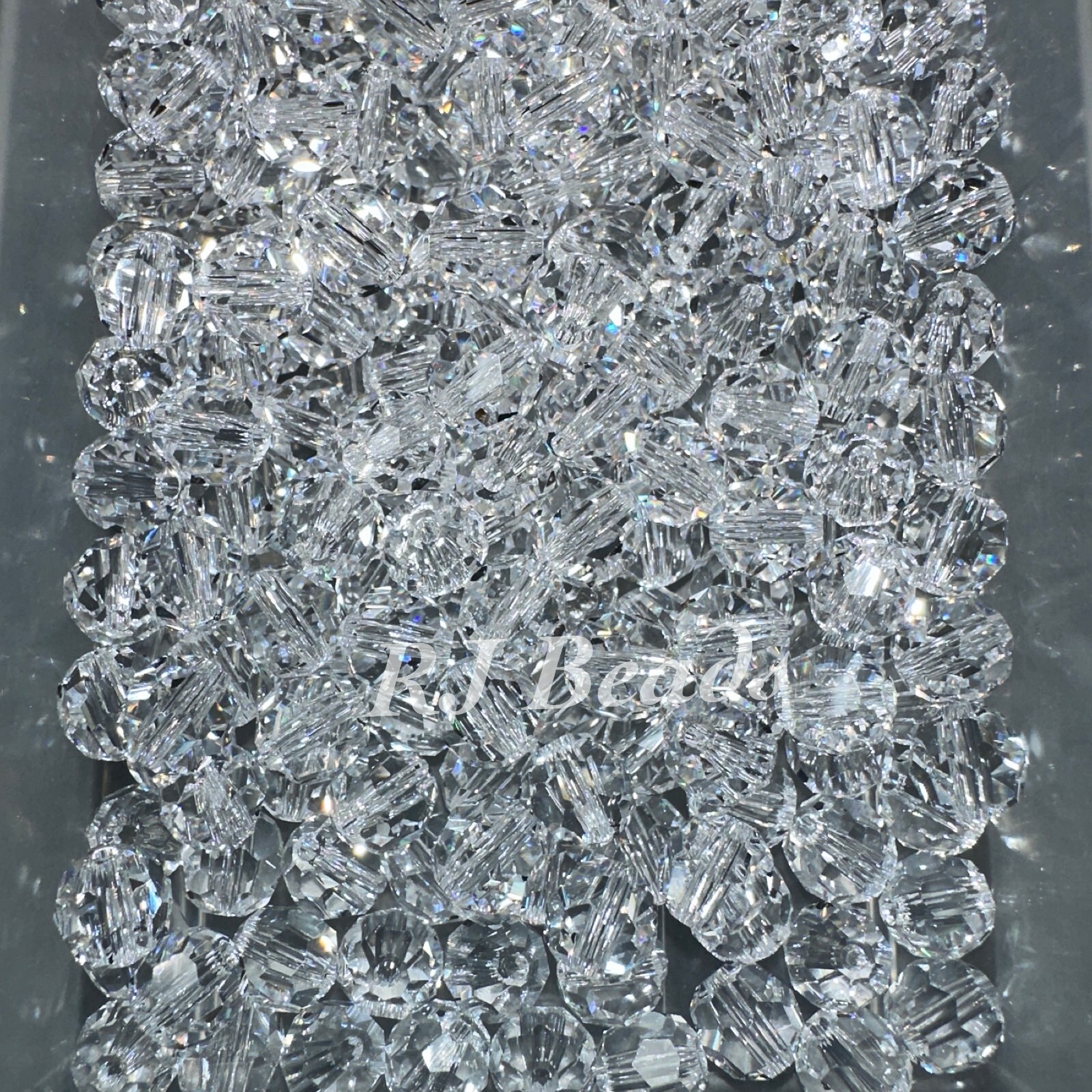 Genuine 6mm Swarovski Crystal 5000 Sparkling Round Jewelry Supply Craft Beads AB
