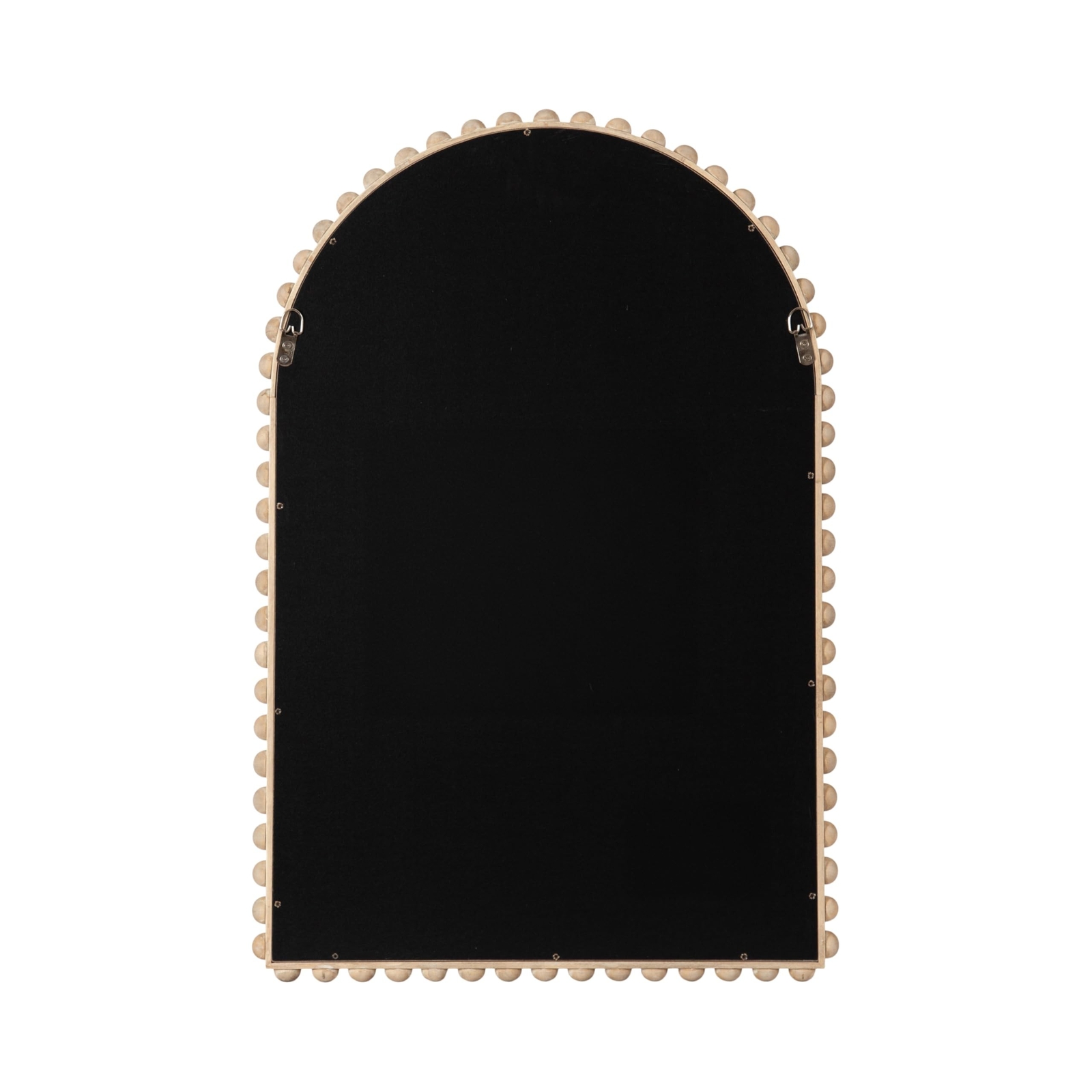 Kate and Laurel Beadbrook Modern Beaded Arched Mirror, 20 x 30, Natural Wood,…