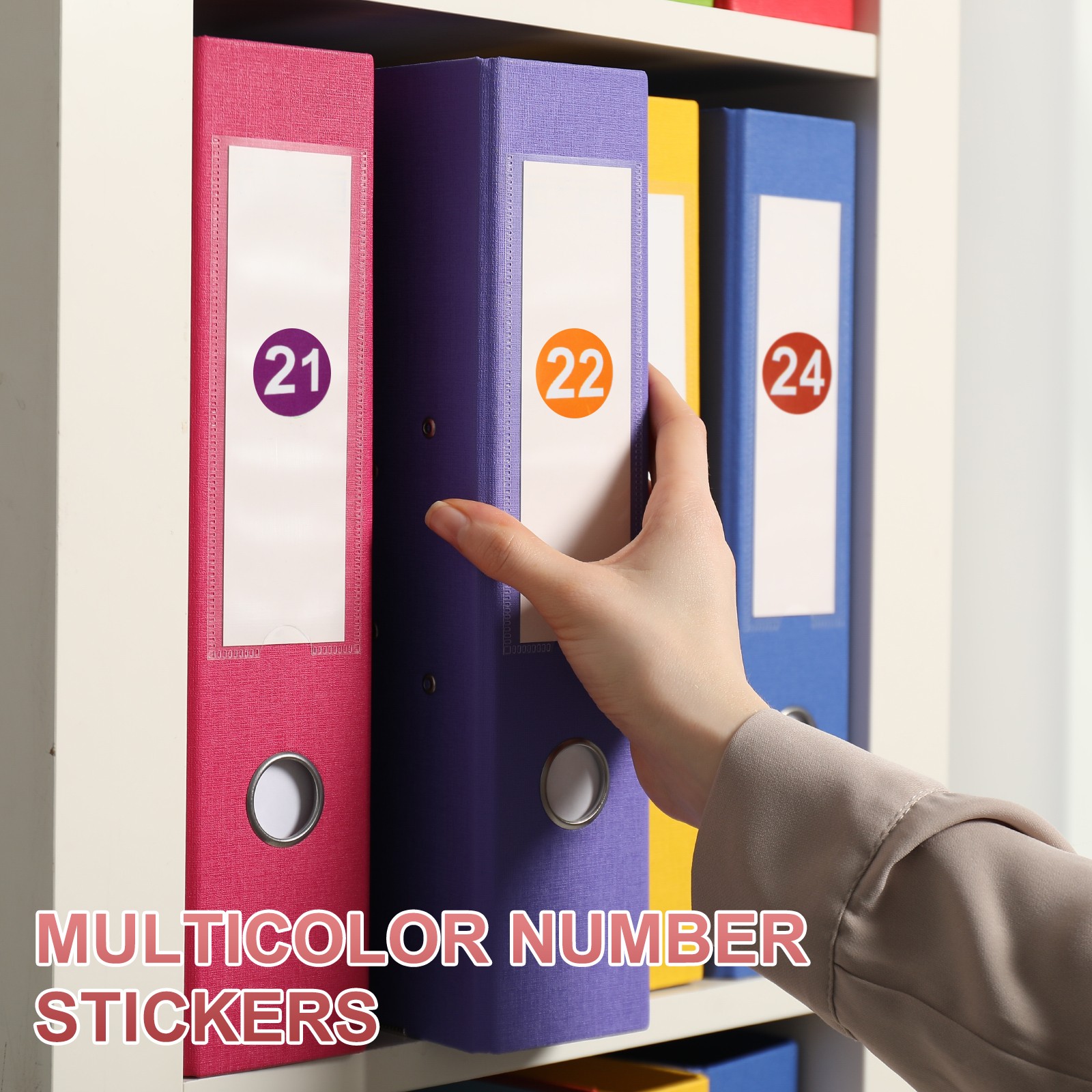 Number 15 Stickers 1″ Round Coded Self-Adhesive Labels Light Green 500Pcs/Roll