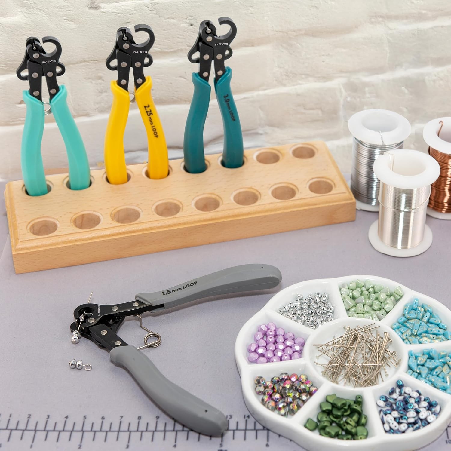 The Beadsmith One Step Looper Tool 2.25mm Wire Loop Maker for Jewelry Craft