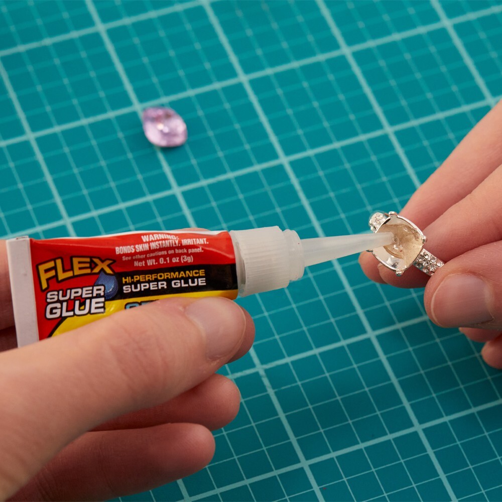 Flex Super Glue Liquid, Clear, 10 Gram Brush-On Bottle