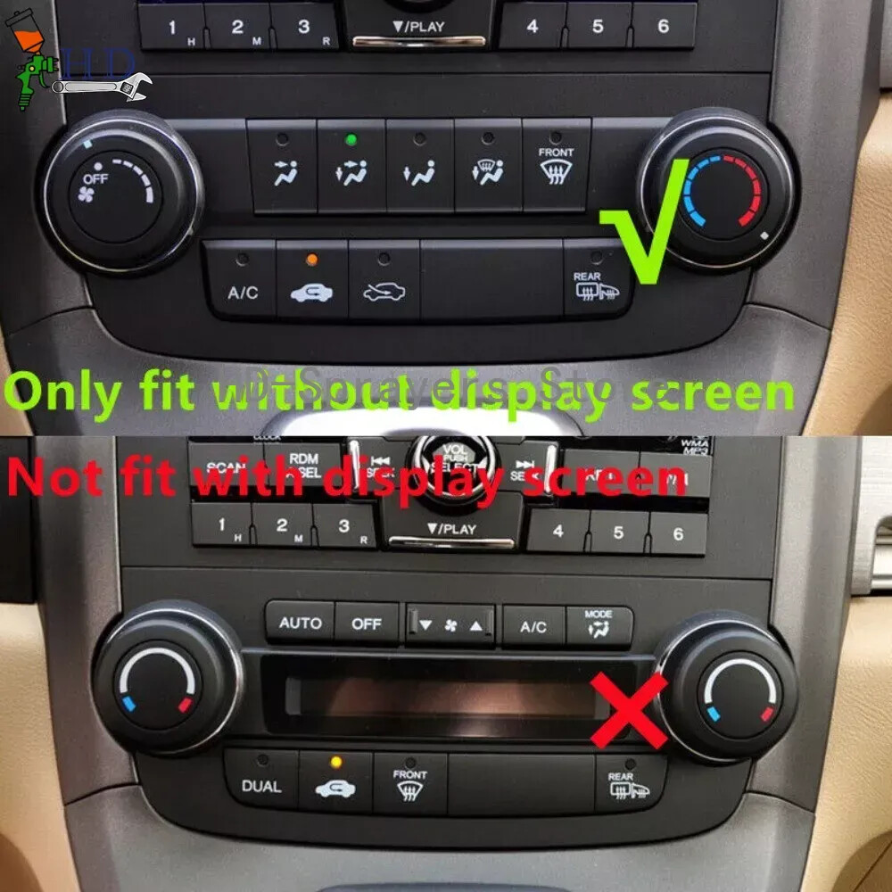 A/C Air Condition Temperature Climate Control Switch Panel For 07-11 Honda CR-V