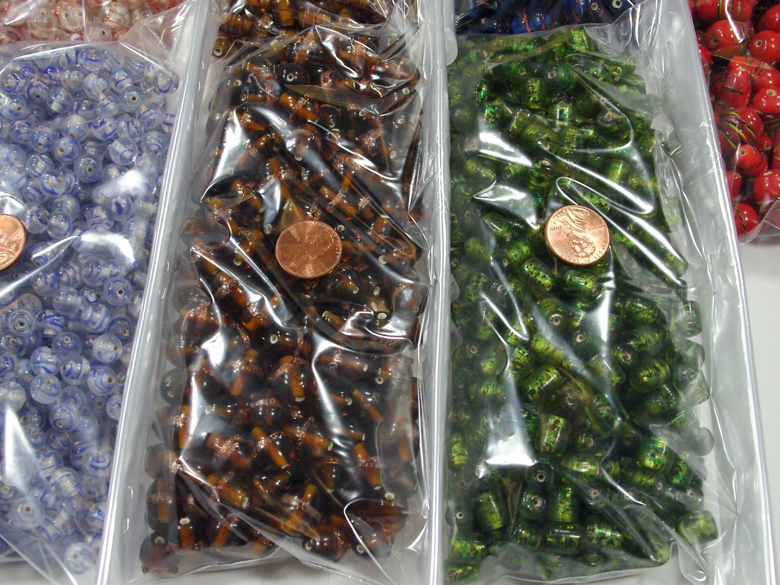 8 Pounds Assorted India Handmade Fancy Glass Beads Wholesale Bulk Lot (PK-1) ⭐
