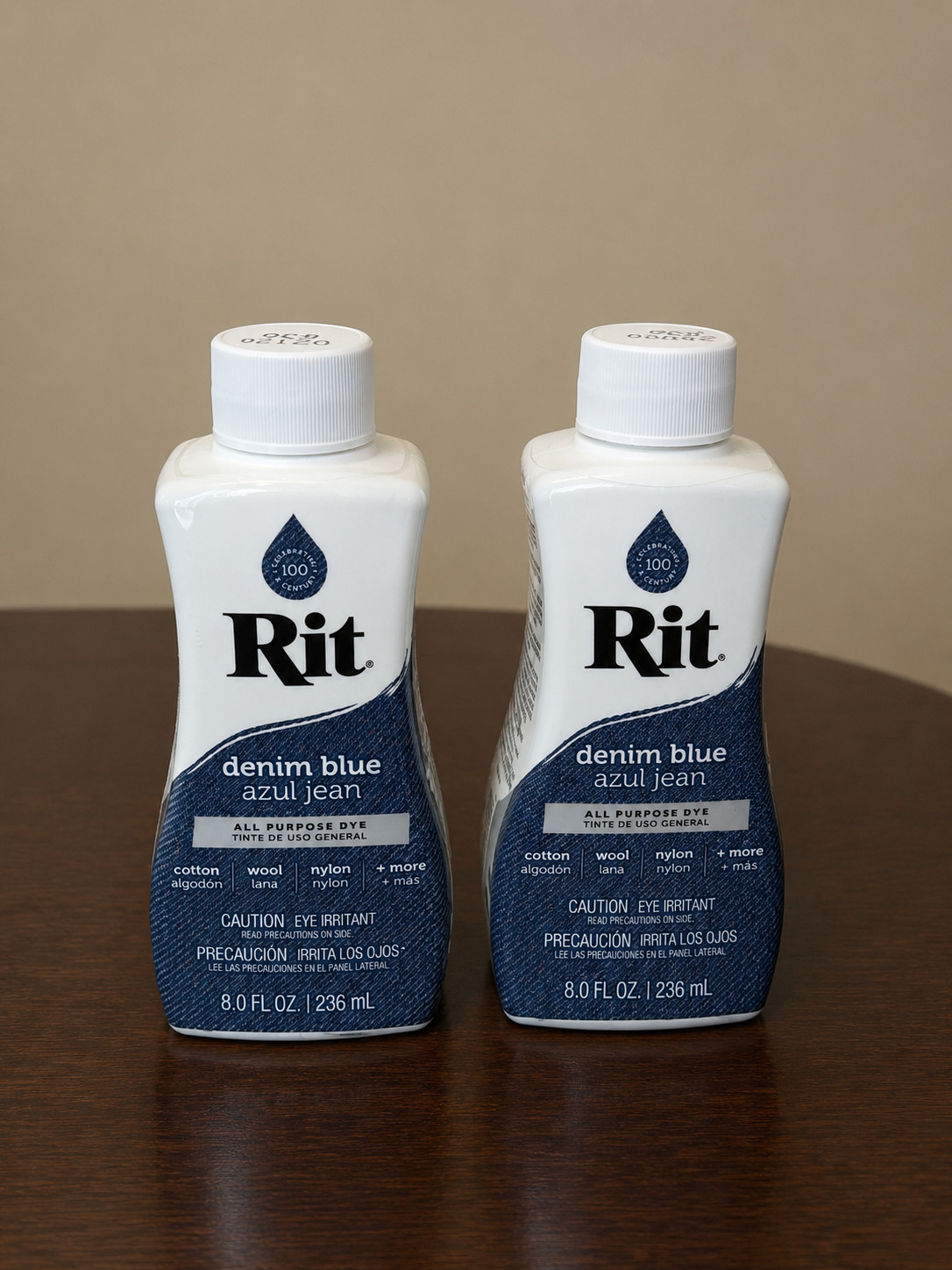 (2-pack) Rit All-Purpose Liquid Dye, Denim Blue, 8 fl oz