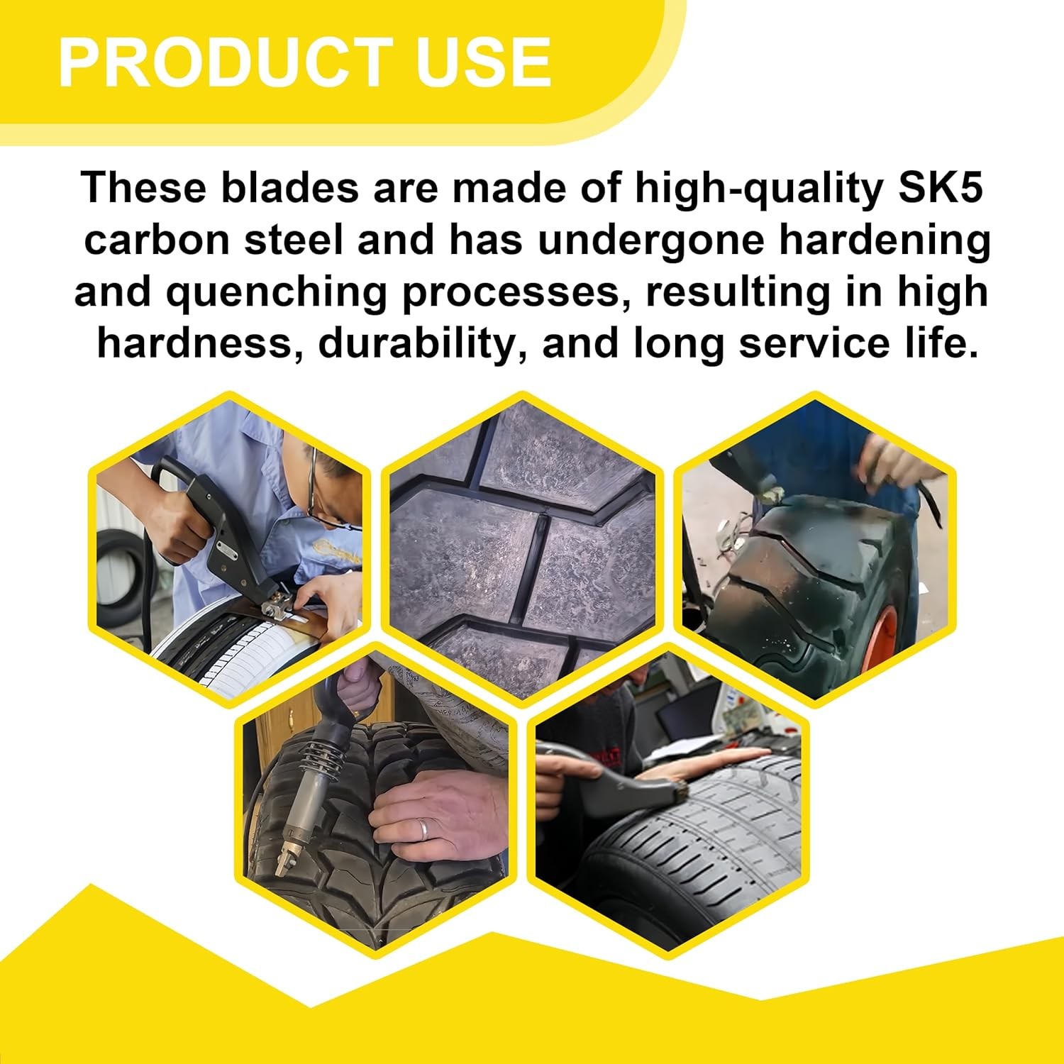 Upgraded Tire Groover Blades Set,Professional Tyre Regroover Blades,20-Piece