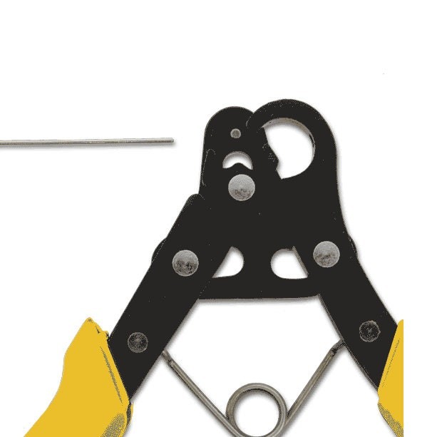 1-step looper by The Bead Smith. Makes a 2.25mm loop in 24- 18 gauge wire.