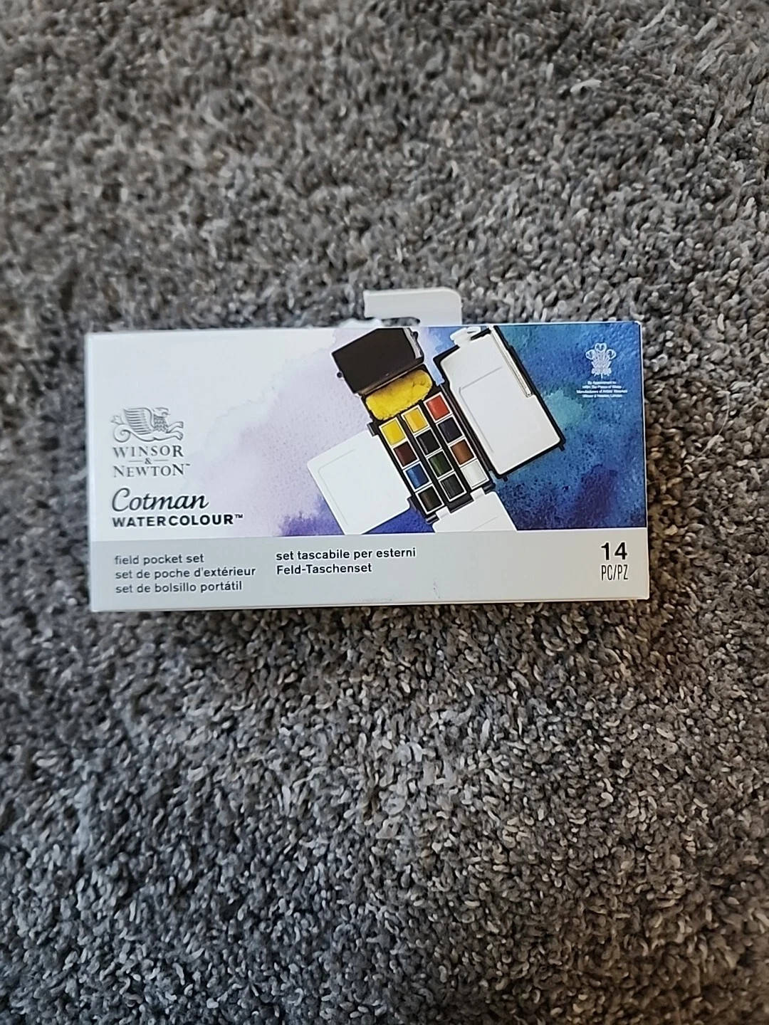 Winsor & Newton Cotman Water Colour Field Pocket Set, 14 Pcs -SAME DAY FEE SHIPS
