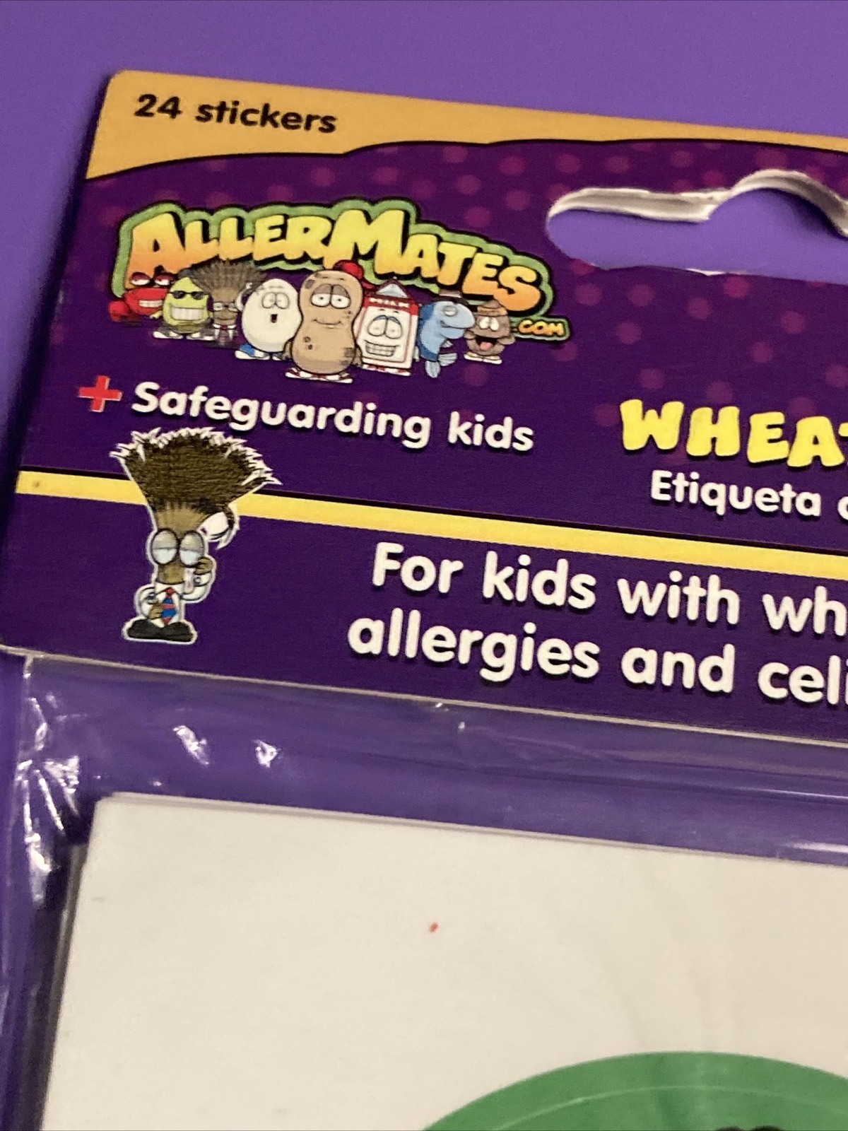 AllerMates Allergy Alert Stickers Gluten Free 24ct New Teacher Daycare Parent