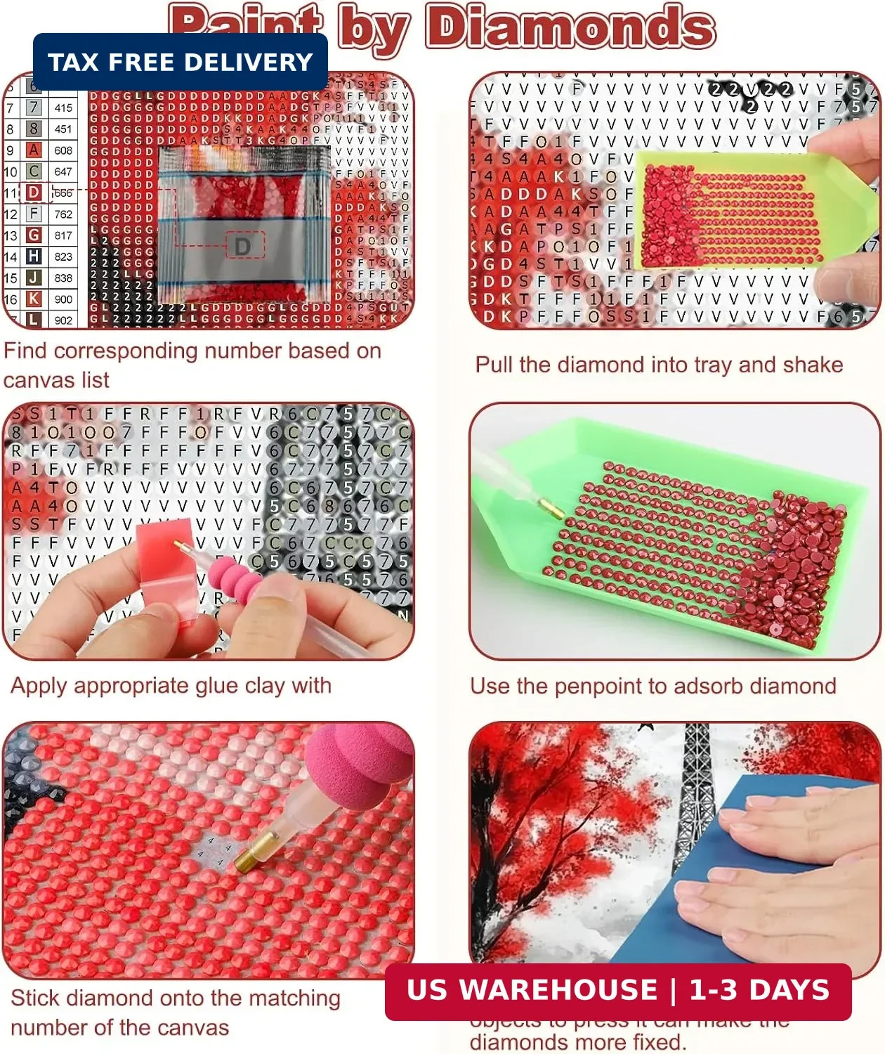 Cardinal Diamond Art Kits for Adults, Diamond Painting Kits for Beginners, 5D…