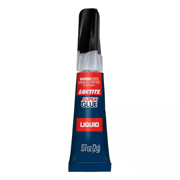 Loctite Super Glue Liquid Clear 2 Pack Tubes (each) 0.07 oz.