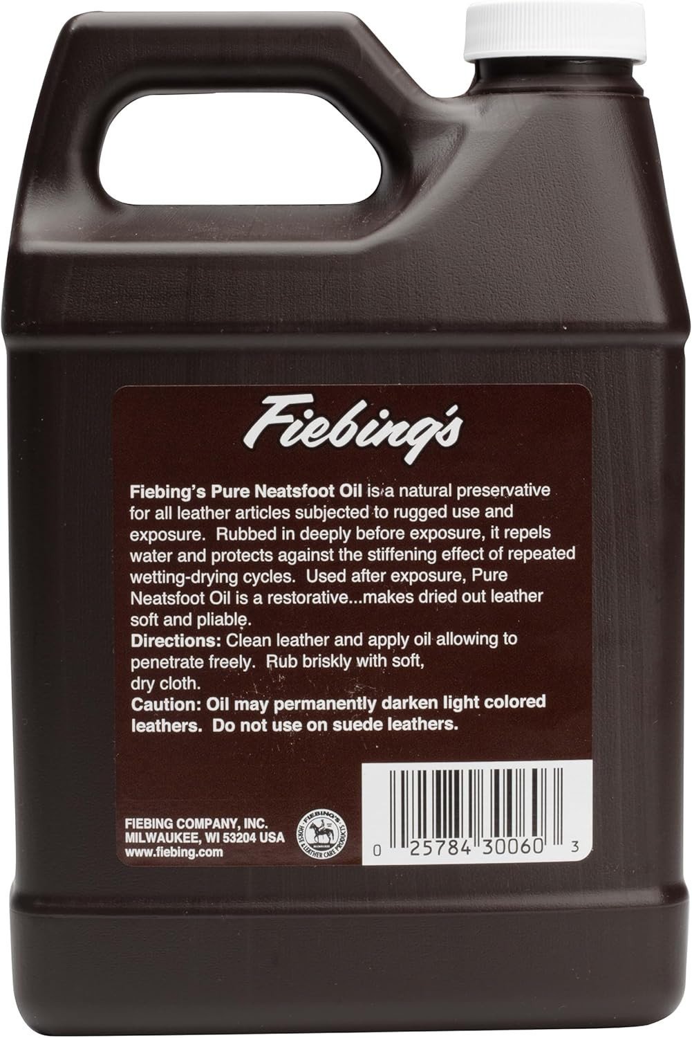 100% Pure Neatsfoot Oil, 32 Oz. – Natural Leather Preservative