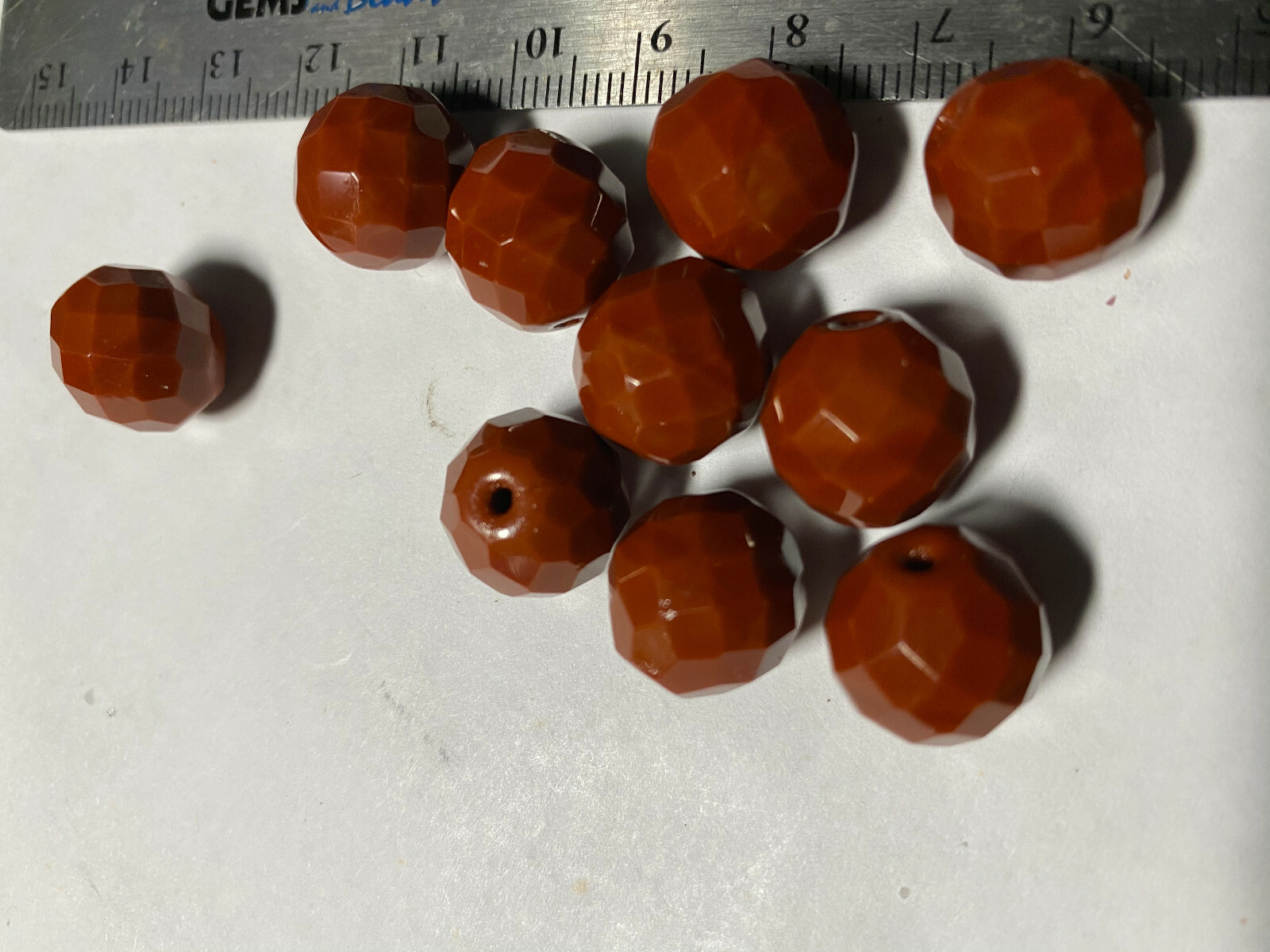 Czech Fire Polished Crystal Beads 14mm 16mm ****UPICK**** 14mm 16mm
