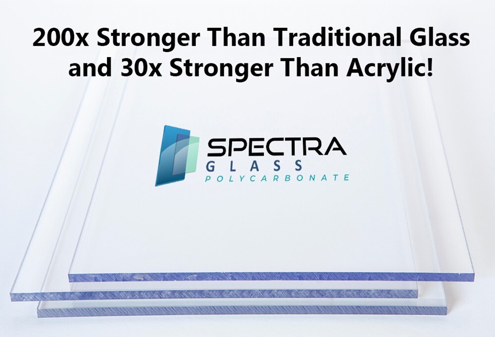 Spectra Glass Clear Polycarbonate. Select Your Size and Thickness! Nominal Cut.