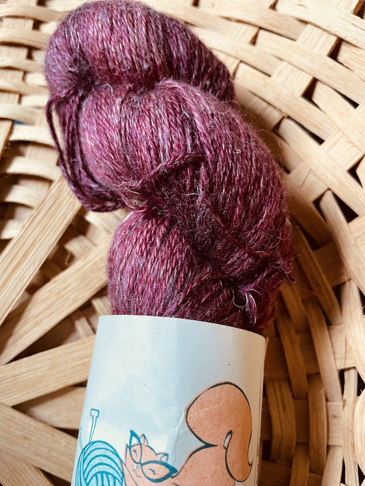 Ginger Twist Studio Sweet Flax 4ply Yarn- Baby Alpaca + Linen + Silk – 1 Hank