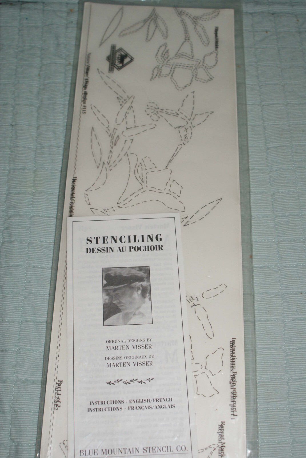 Blue Mountain Stencil Humming Bird Nature’s Way # 115 New Fast Shipping