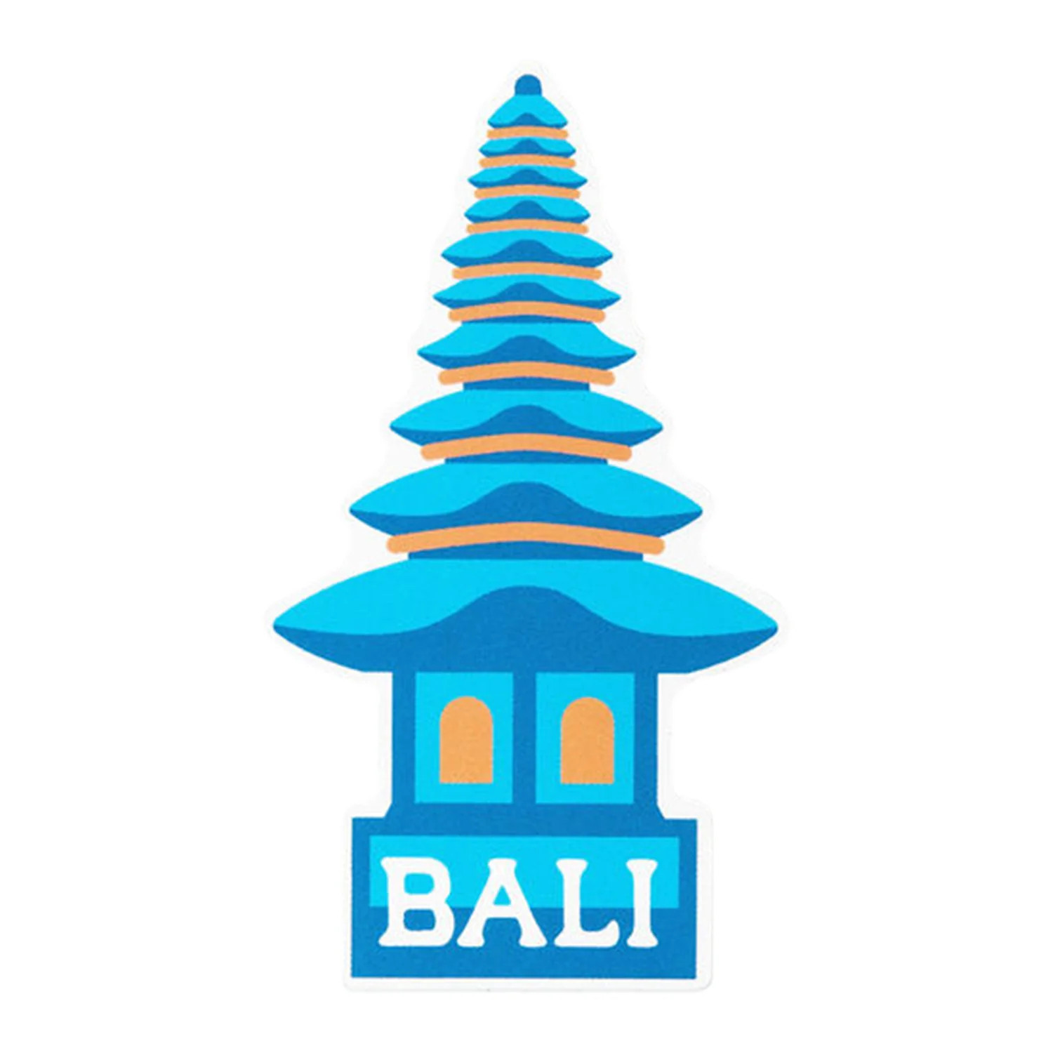 Bali Weatherproof Vinyl Travel Sticker – Gift or Souvenir
