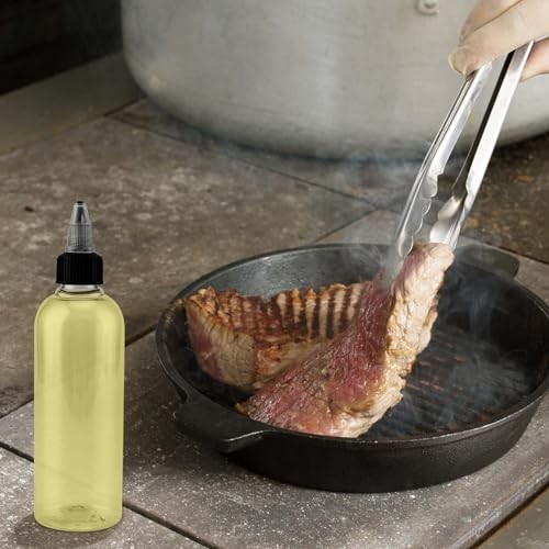 100 Pcs 2oz Empty Plastic Squeezing Bottles, 60ml Plastic Bottles 100 PCS 2oz