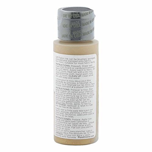 Fabric Ink in Assorted Colors, Metallic Pure Gold, 2 Fl Oz (Pack of 1)