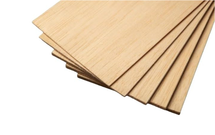 36 Inch Balsa Wood Sheets (1/32 X 3 X 36 Pack of 5) Model Grade Hobby Craft Wood