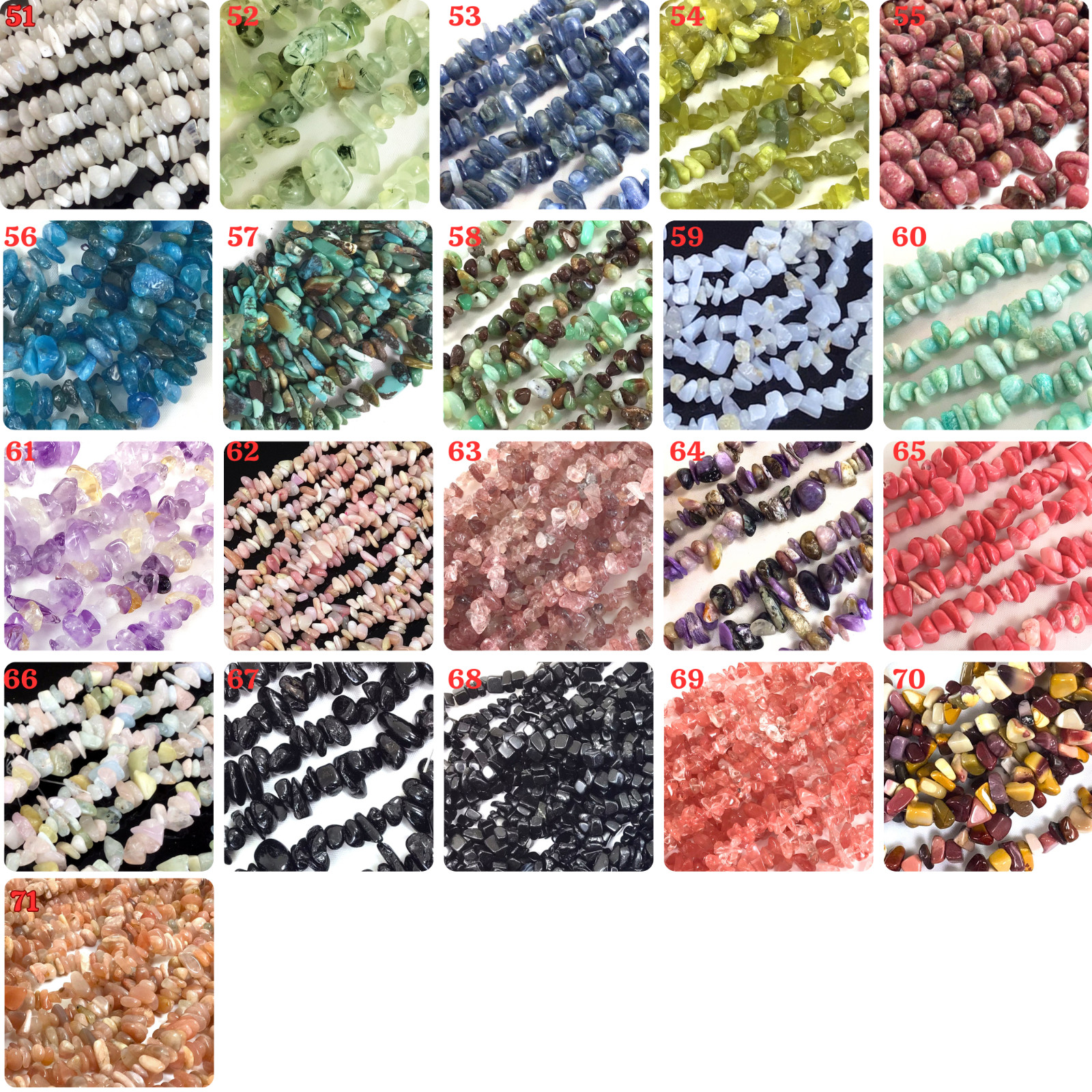 Natural Gemstone Chips Nugget Freeform Loose Bead 32″ Chip Pebble Jewelry