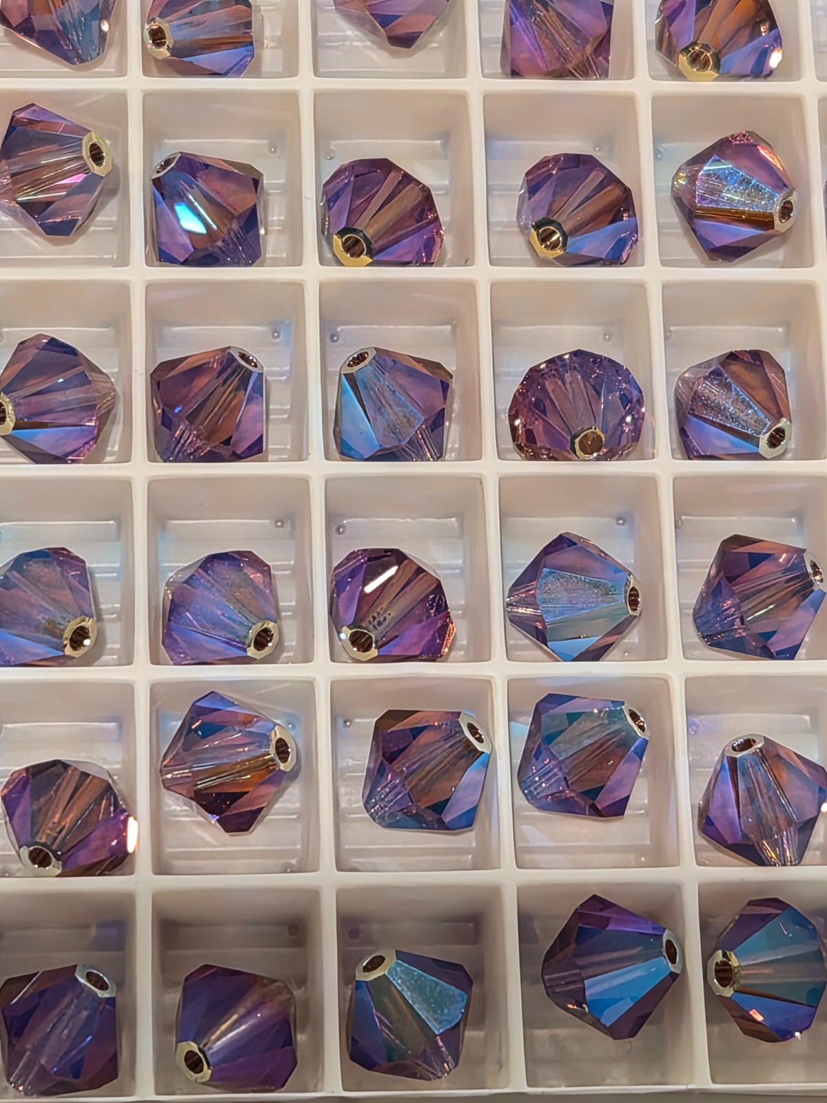 Swarovski 4mm Crystal Bicone 5301/5328 Beads – Select Color/Q’ty