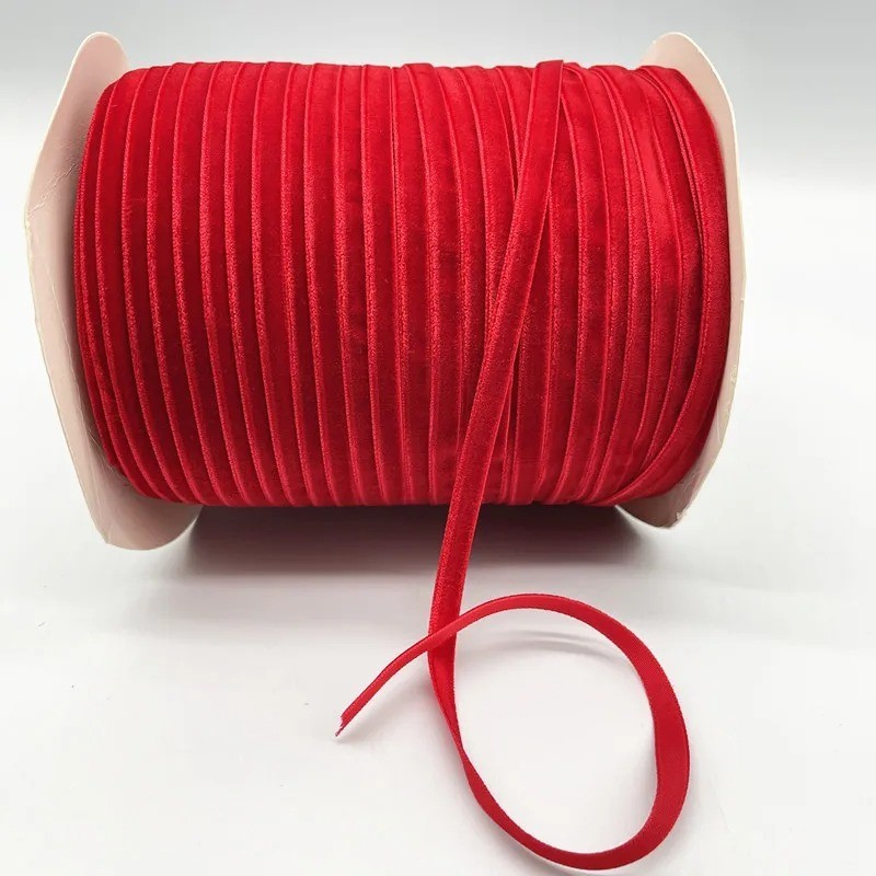 velvet ribbon 5yards 6mm assorted colors