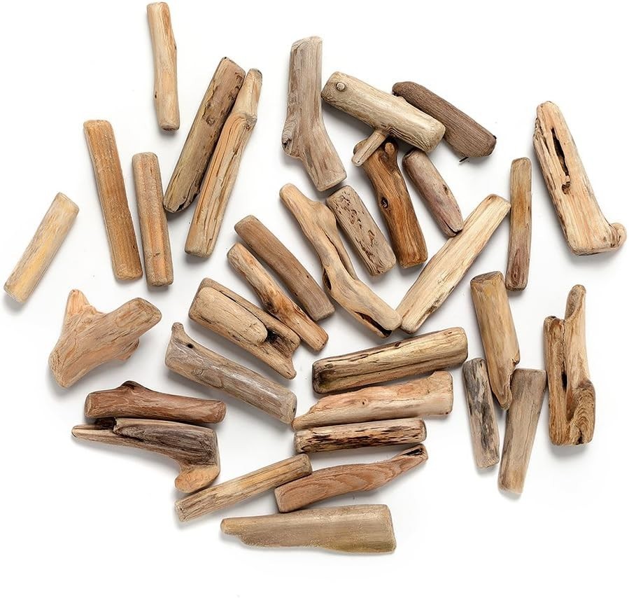 Eco-Friendly Driftwood Collection – 55 Pieces for Unique Beach-Inspired Art