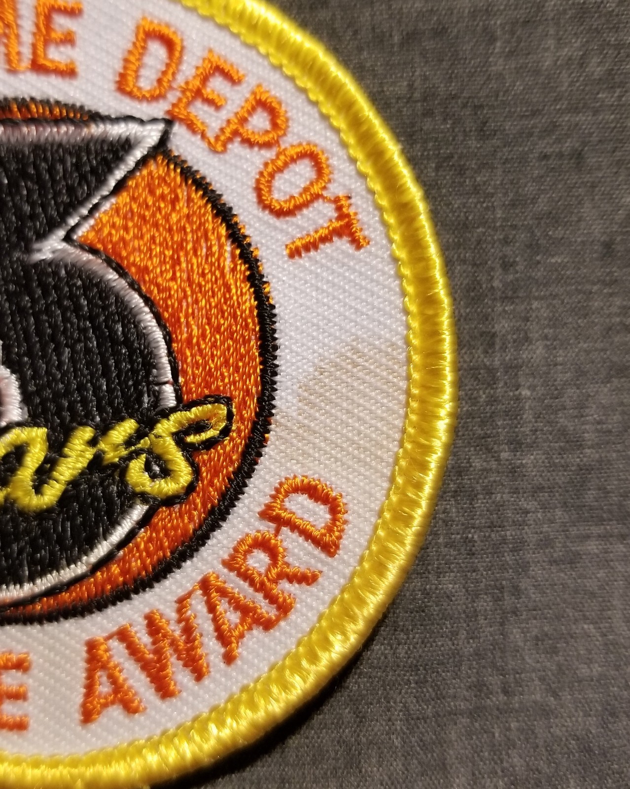 LMH Patch 6 YEARS SERVICE AWARD Employee HOME DEPOT Customer Merit 2.5″