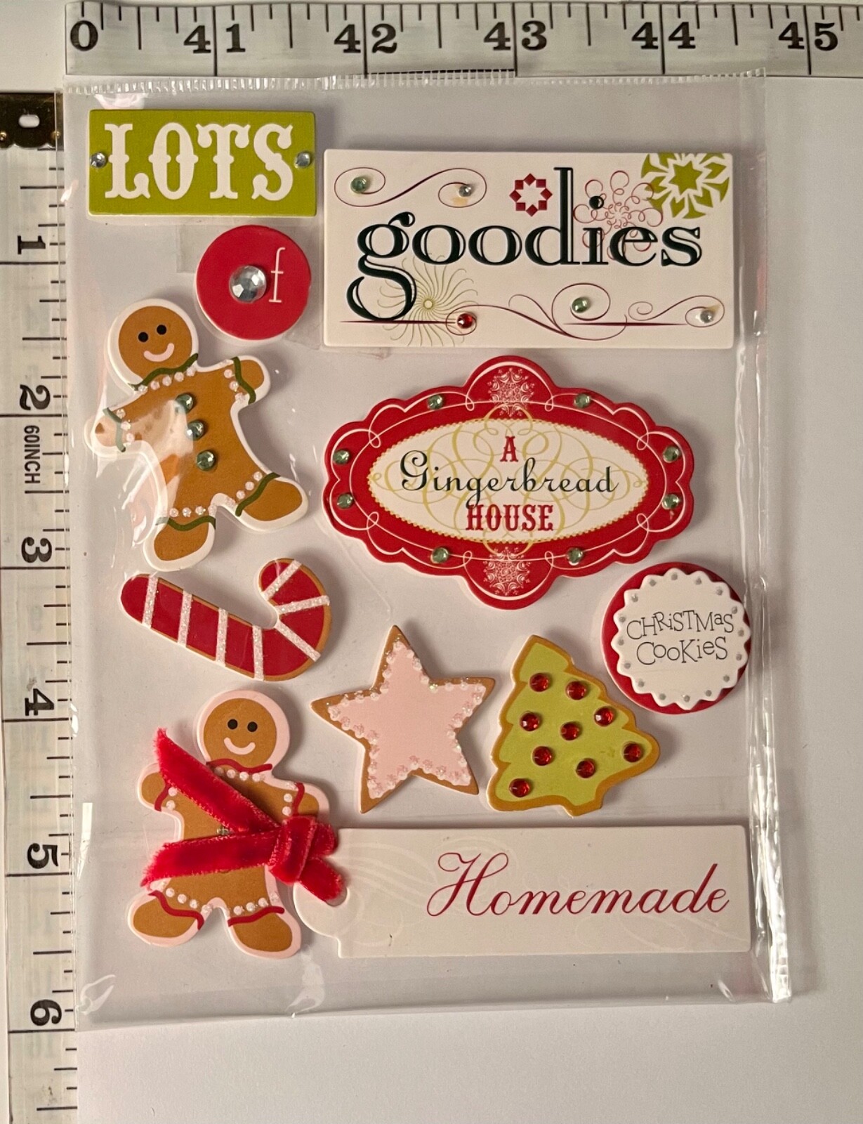 CHRISTMAS *Jolee’s Scrapbooking Embellishments *NEW OLD STOCK 2009*