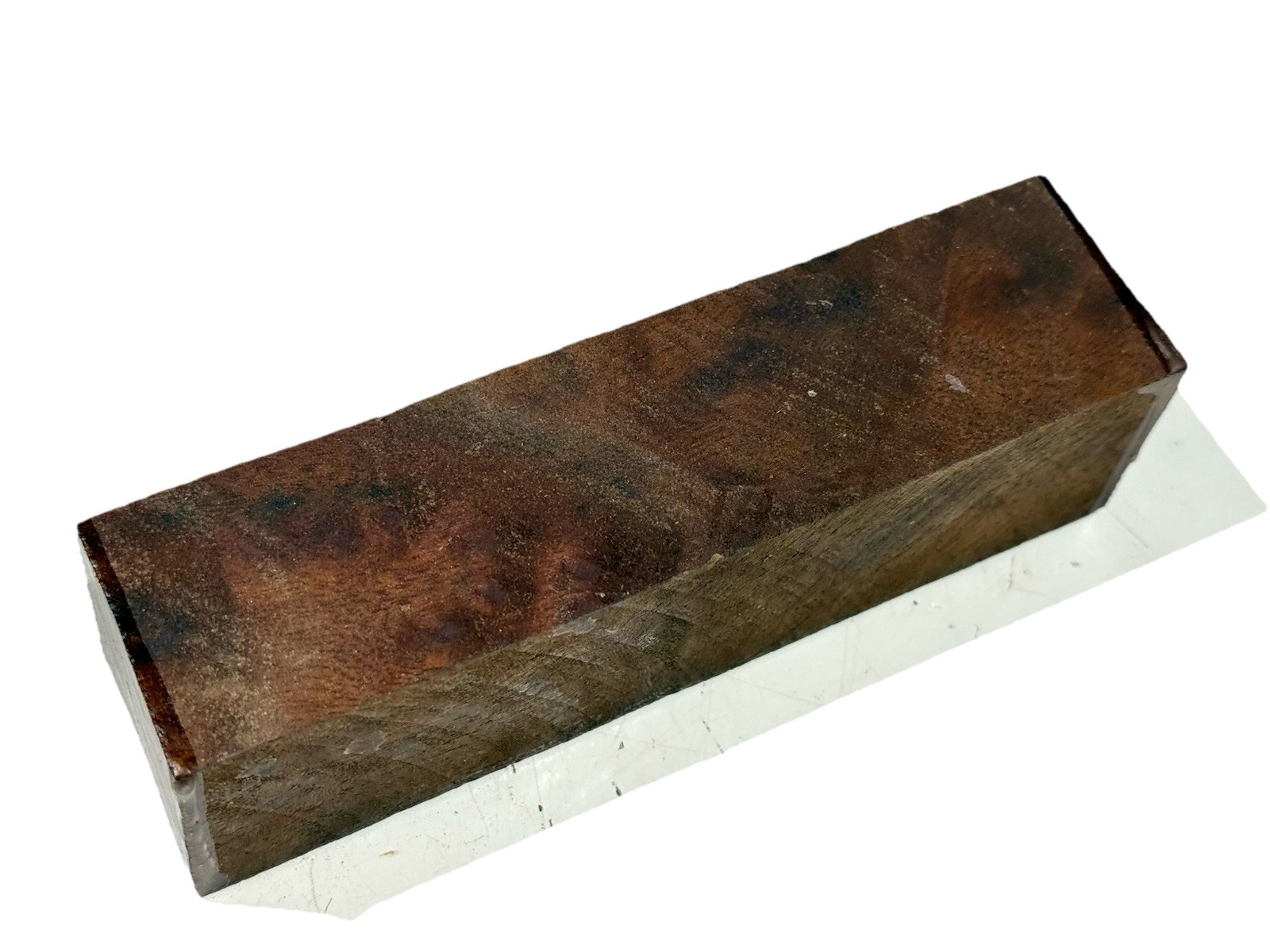 Camphor burl wood turning blank 1-9/16″ x 1-9/16” x 6″ (d32) dried
