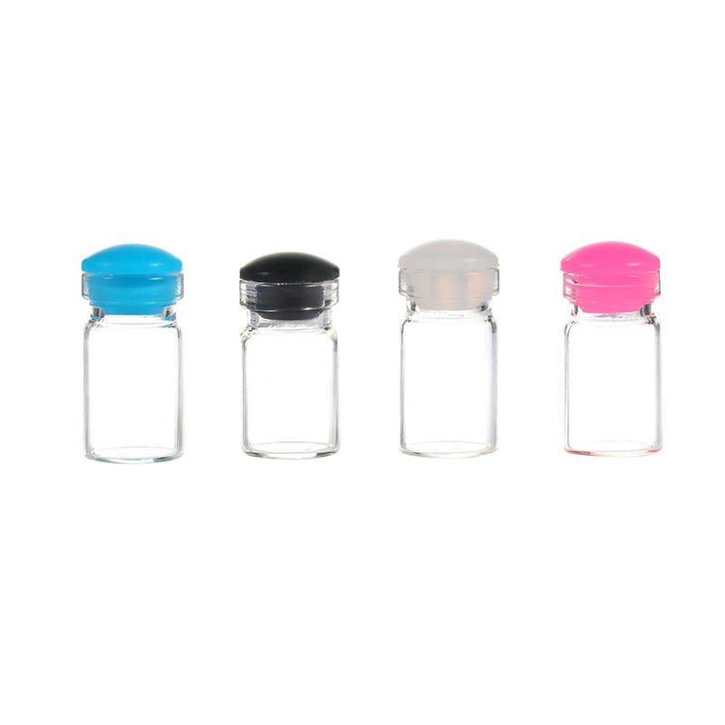 100pcs 0.5ml Mini Glass Bottle Vial Jar 10x18mm Small Container DIY Craft
