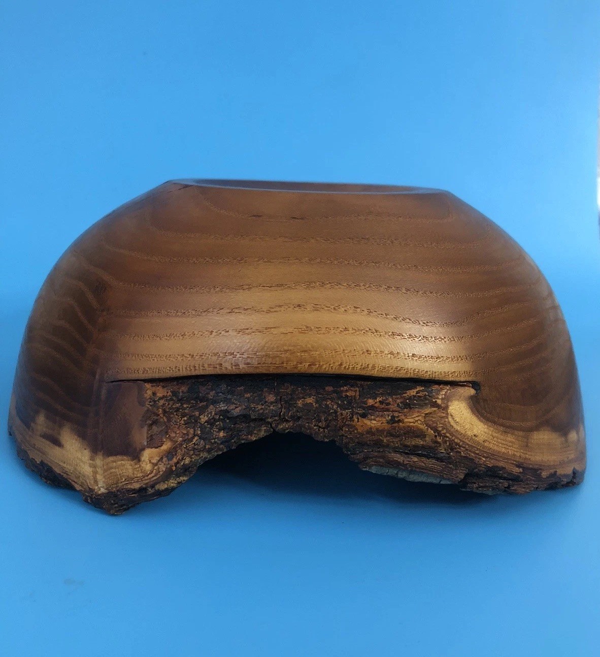 1994 Tom Mumper Mulberry Live Edge Hand-Turned Bowl Signed, Dated, #691