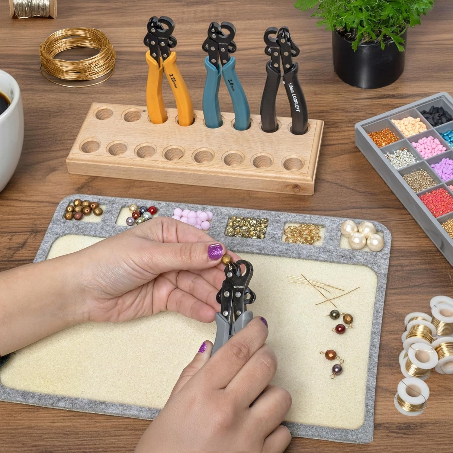 One Step Looper – Create and Trim Consistent 1.5 mm Loops for Jewelry Making,…
