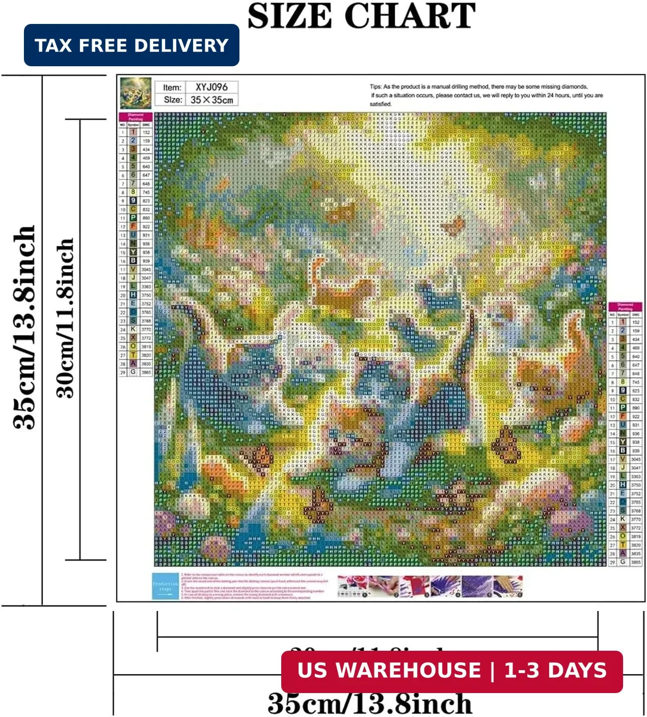 Diamond Painting Kits Cat for Adults, Diamond Art Kits for Beginner, DIY 5D Roun