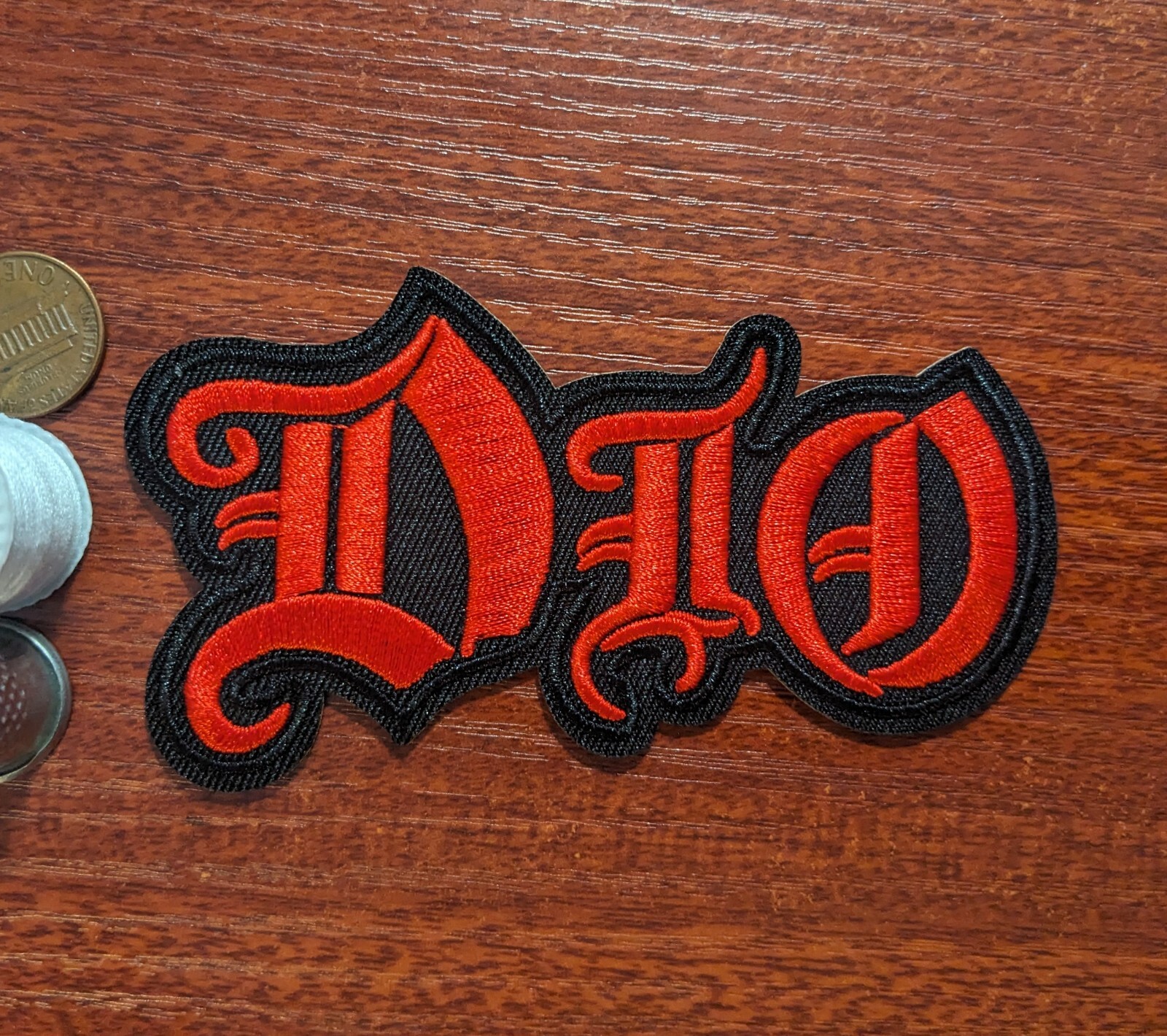 Dio Patch Heavy Metal Rock Band 80s Music Embroidered Iron On 2.25×4″