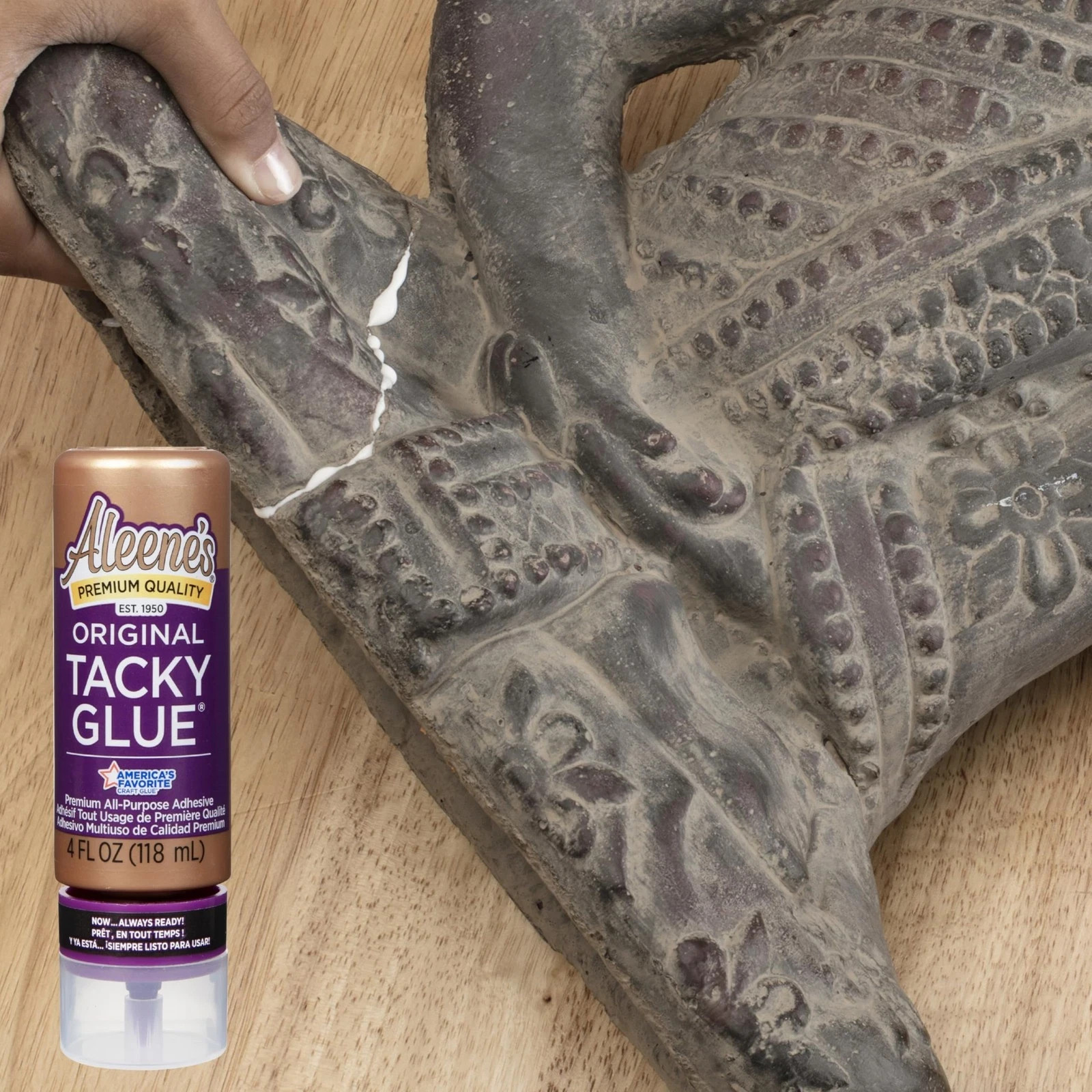 Aleene’s Orignial Tacky Glue for Crafts in Always Ready Bottle Nontoxic 4 fl oz