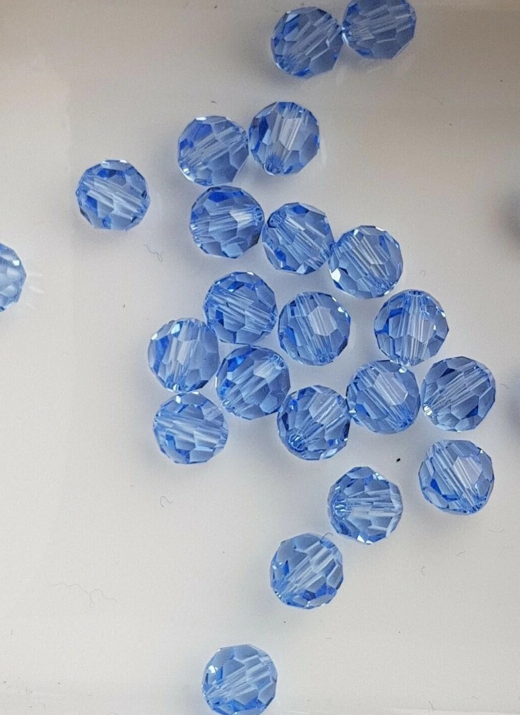 144x Swarovski 5000 Crystal AB 6mm Bicone Beads – Genuine Xilion Cut Bulk Pack