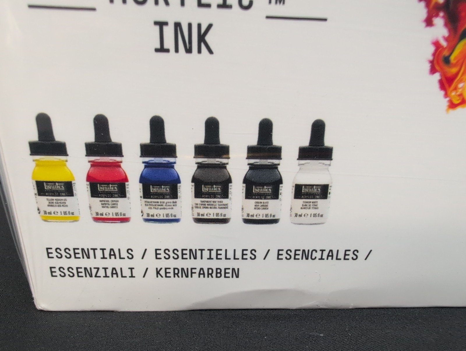 Liquitex Professional Acrylic Ink Essentials Paint Artist Quality 6pc Multicolor