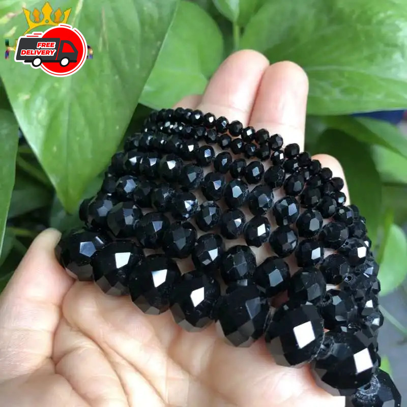 Glass Crystal Rondelle Bead Loose Spacer Beads Jewelry Making 4/6/8/10/12/14mm