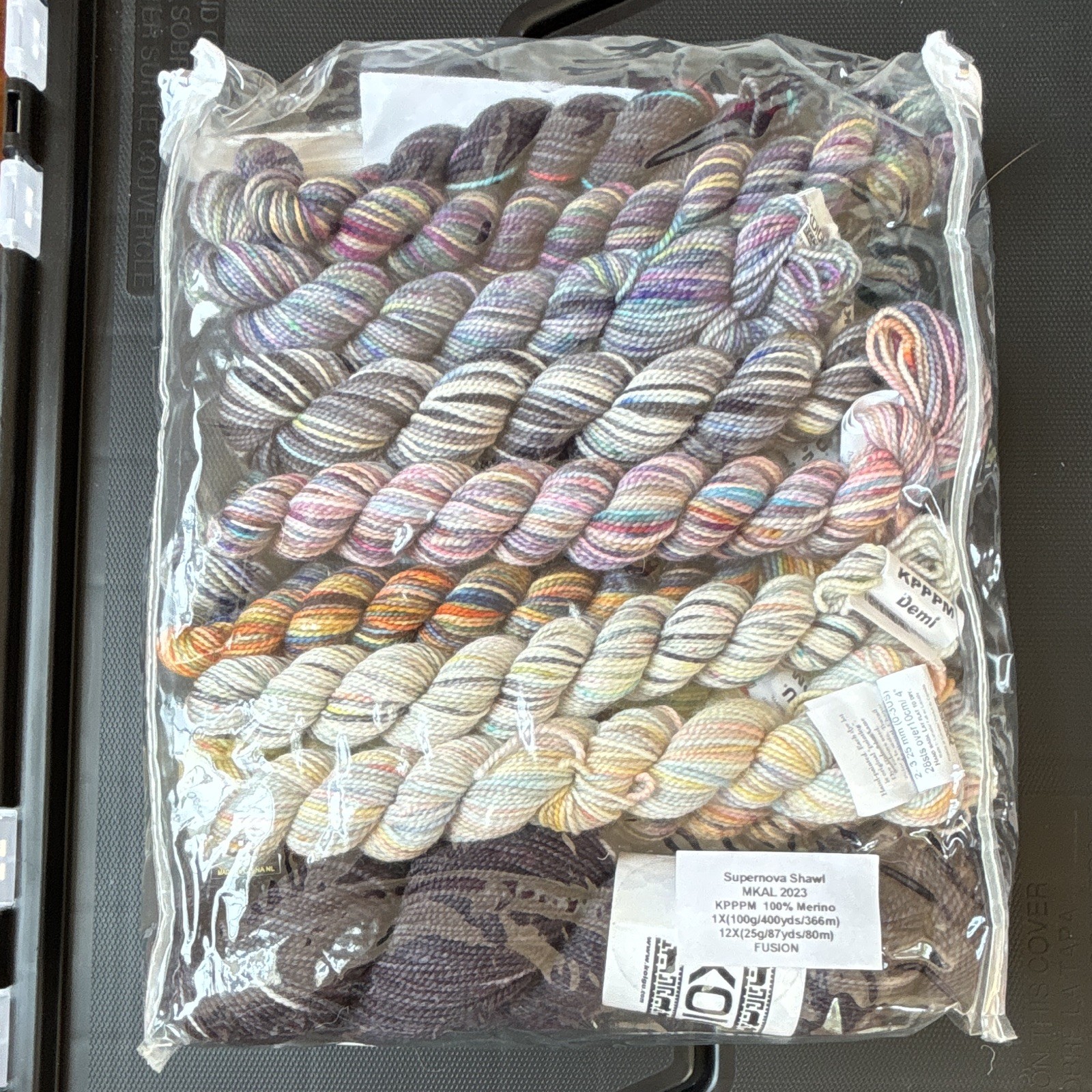 Koigu KPPPM Supernova Shawl MKAL 2023 Knitting Kit Pattern Booklet