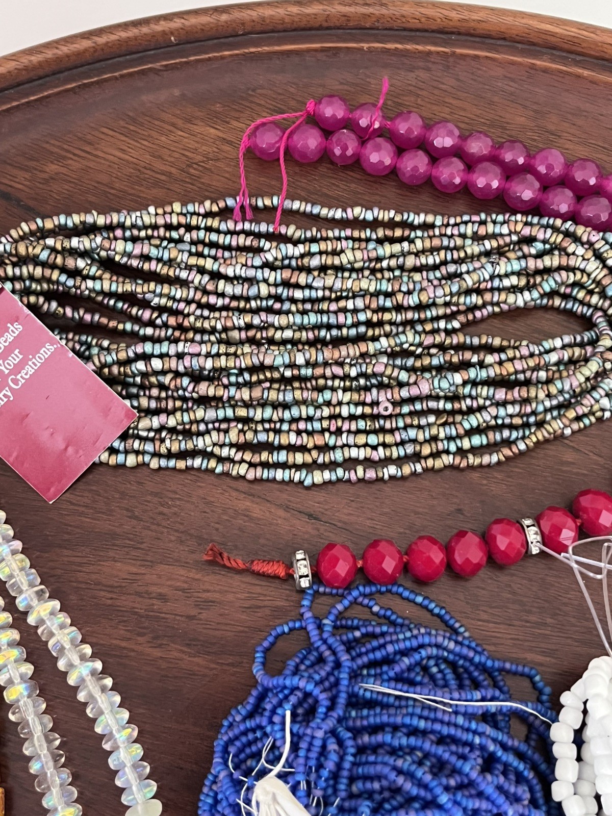 Lot of Beads for Craft – Glass, Millifiore, AB Luster, Lampwork