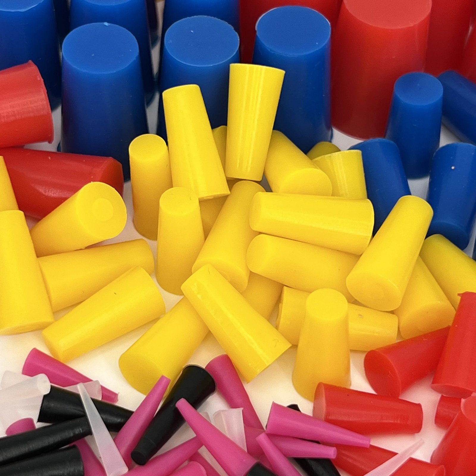 235 Piece Silicone Rubber Plug Set Sizes 1/32″ to 1″ Tapered Stoppers for P…