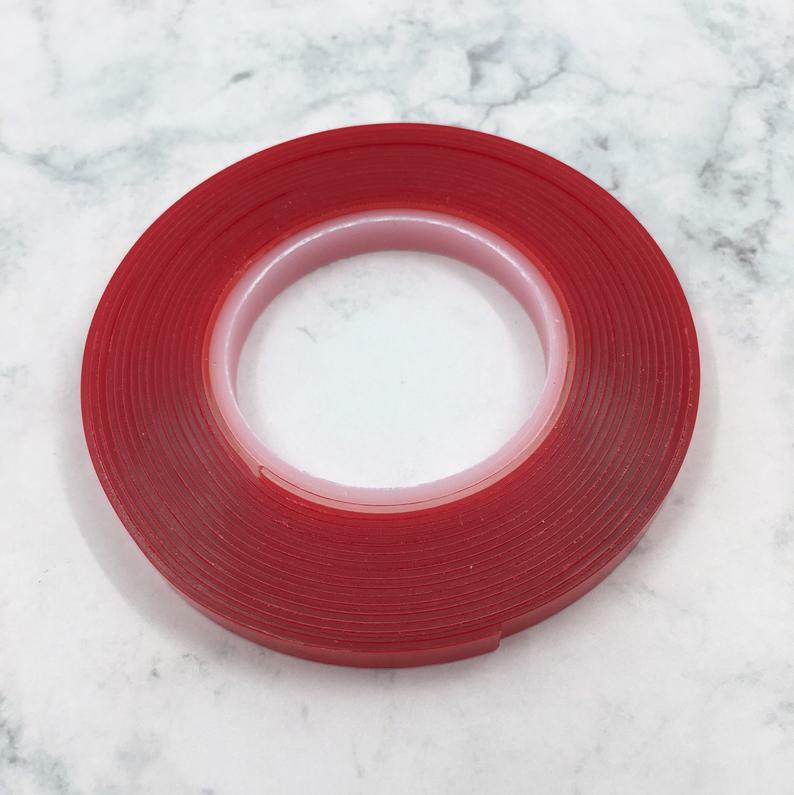 10M Long x 1cm Double-sided Clear Transparent Acrylic Foam Adhesive Tape Long